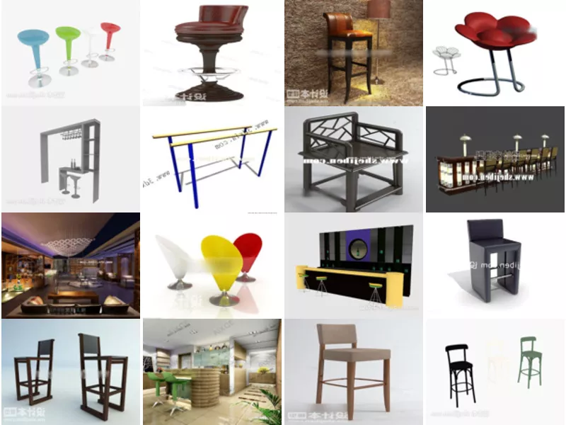 Top 23 Bar 3D Models for Free Most Recent 2022
