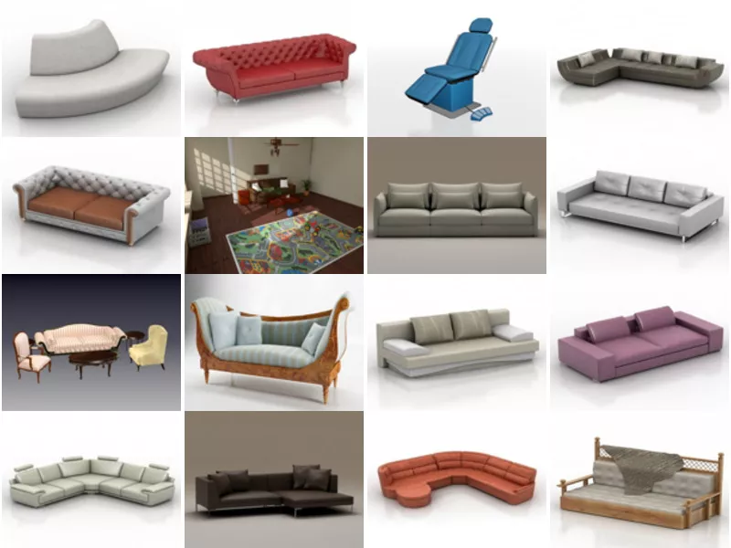 Top 23 Couch 3D Models Resources Most Viewed 2022
