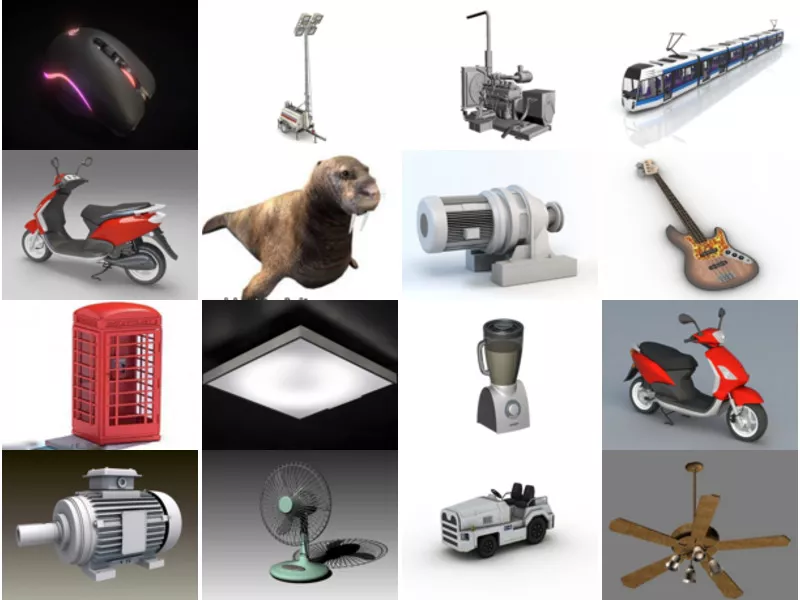 Top 23 Electric 3D Models Resources Most Popular 2022