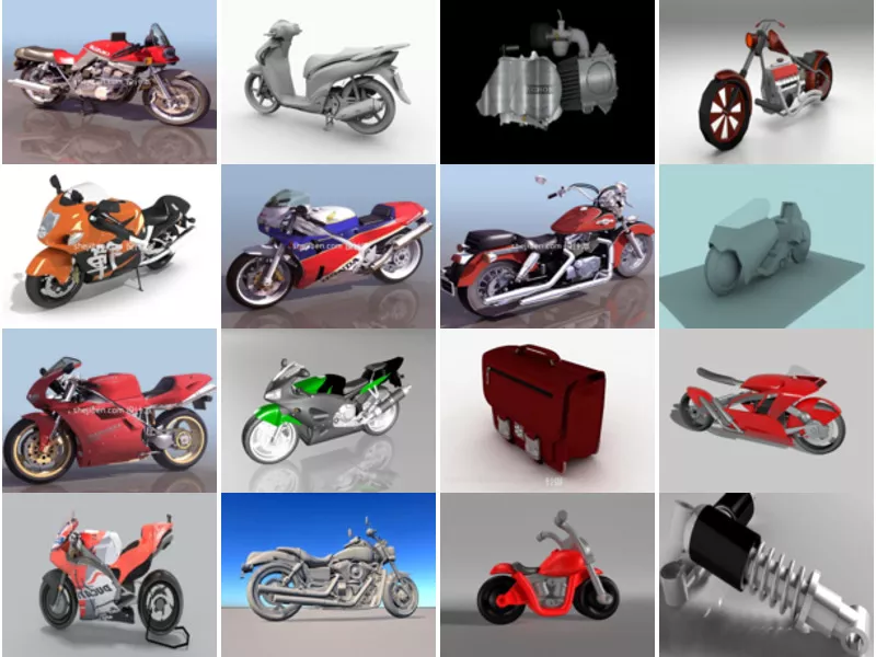 Top 23 Motorcycle 3D Models Most Recent 2022