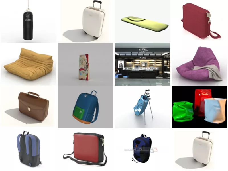 Top 23 Bag 3D Models Most Popular 2022