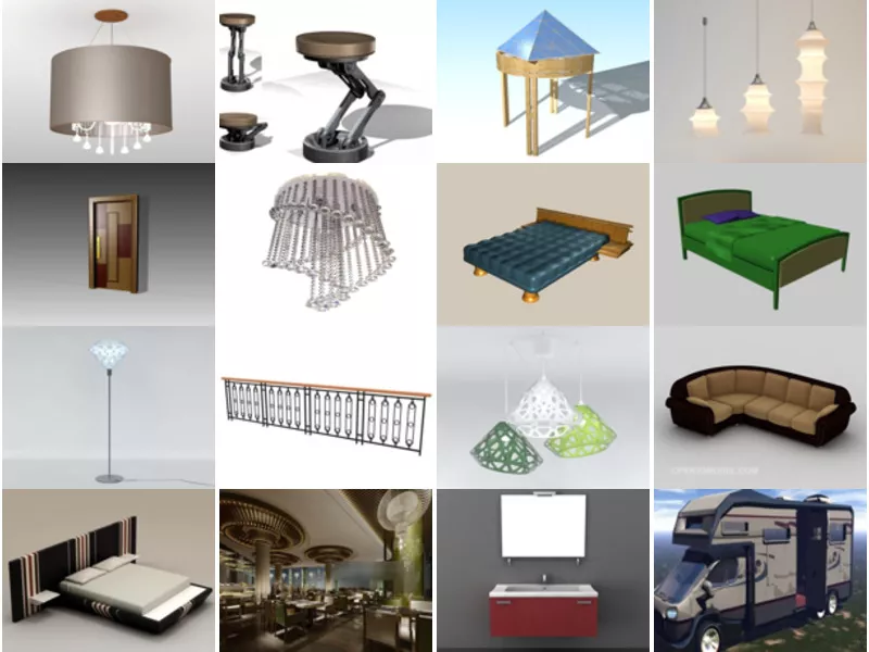 Top 23 Contemporary 3D Models for Free Most Viewed 2022