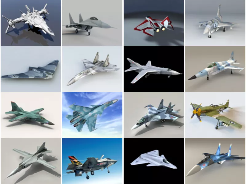 Top 23 Fighter Aircraft 3D Models for Rendering Most Viewed 2022