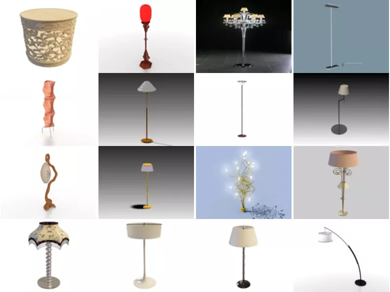 Top 23 Floor Light 3D Models for Rendering Most Popular 2022
