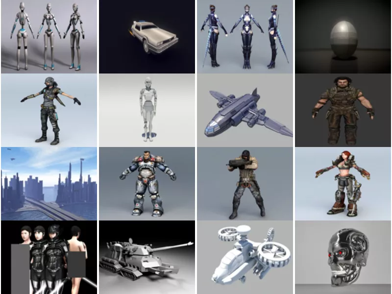 Top 23 Future 3D Models for Free Most Viewed 2022