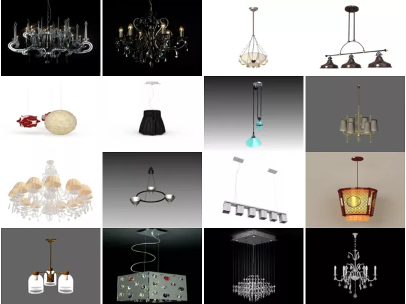Top 23 Hanging Lamp 3D Models Most Viewed 2022