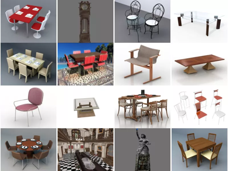 Top 23 Obj Dining 3D Models Stuff Newest 2022