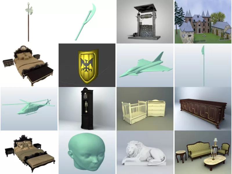 Top 23 Obj European 3D Models for Design Newest 2022