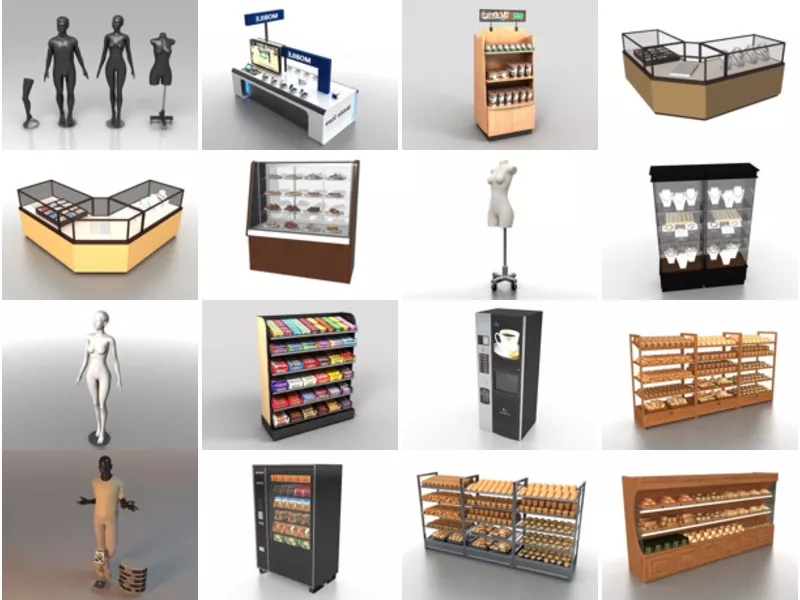 Top 23 Sales Equipment 3D Models Most Viewed 2022