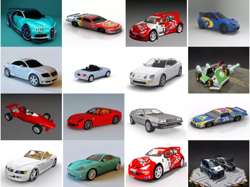 Top 23 Sports Car 3D Models Most Popular 2022