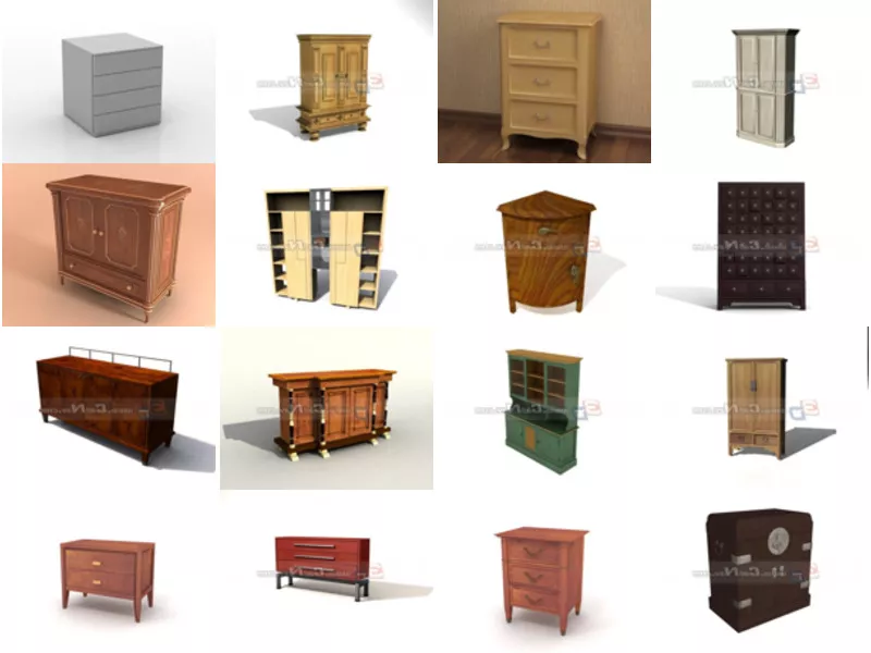 Top 23 Wood Cabinets 3D Models for Rendering Most Viewed 2022