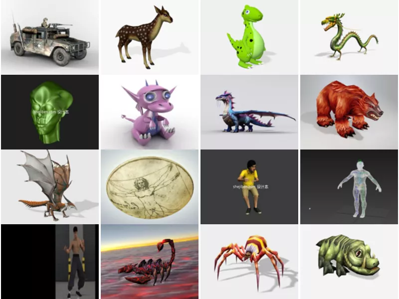 Top 24 3ds Max Character 3D Models Resources Newest 2022