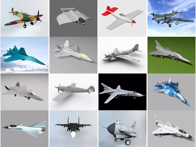 Top 24 3ds Max Fighter Aircraft 3D Models for Design Latest 2022