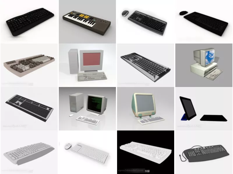 Top 24 3ds Max Keyboard 3D Models Newest 2022