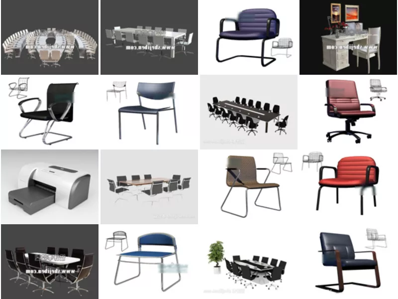 Top 24 3ds Max Office Equipment 3D Models for Free Newest 2022