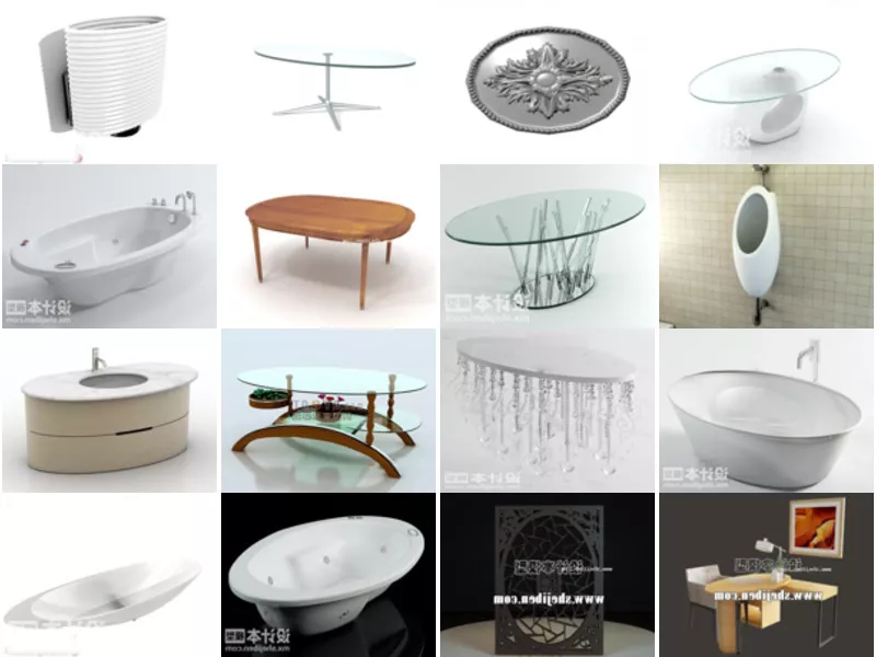 Top 24 3ds Max Oval 3D Models Latest 2022