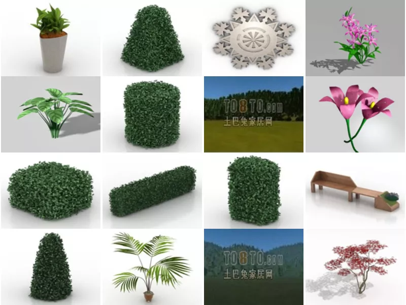 Top 24 3ds Max Plant 3D Models Newest 2022