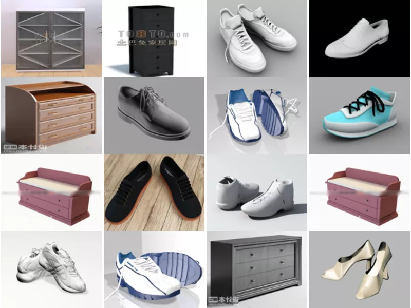 Top 24 3ds Max Shoe 3D Models Most Recent 2022