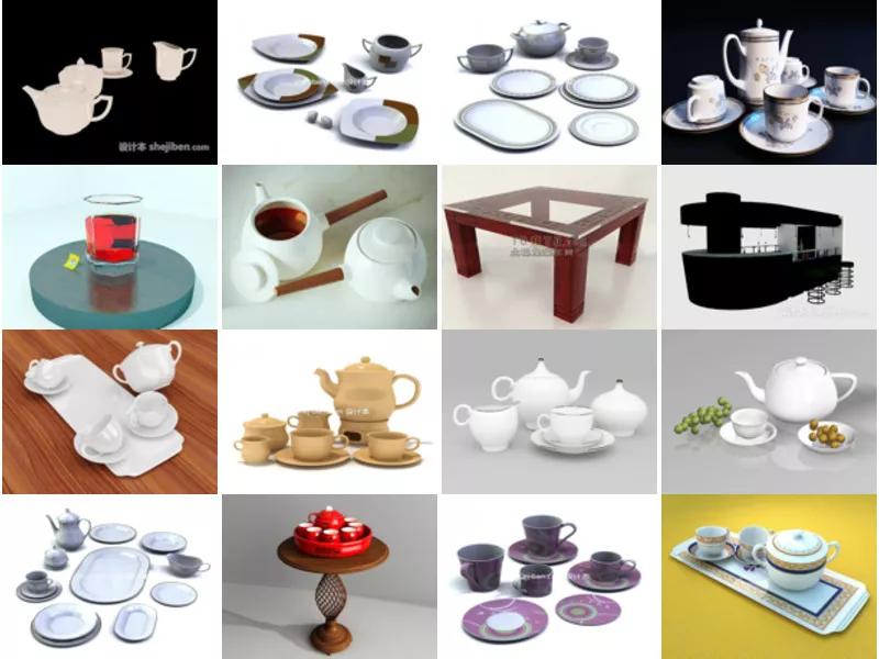 Top 24 3ds Max Tea 3D Models Most Recent 2022