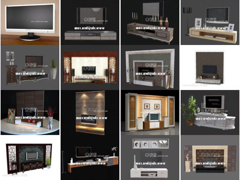 Top 24 3ds Max Television 3D Models for Design Most Recent 2022
