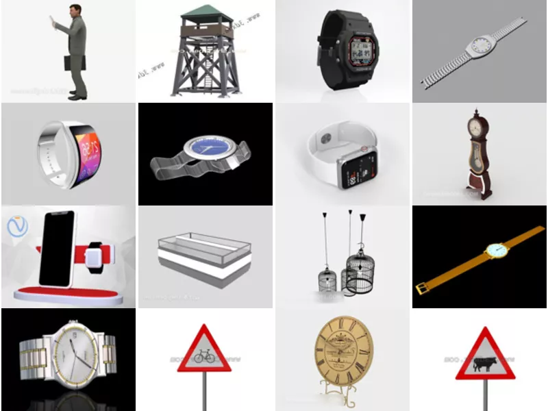 Top 24 3ds Max Watch 3D Models for Free Most Recent 2022
