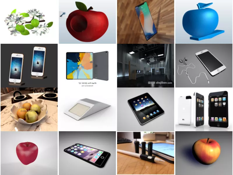 Top 24 Apple 3D Models Newest 2022