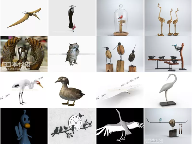 Top 24 Bird 3D Models for Free Newest 2022