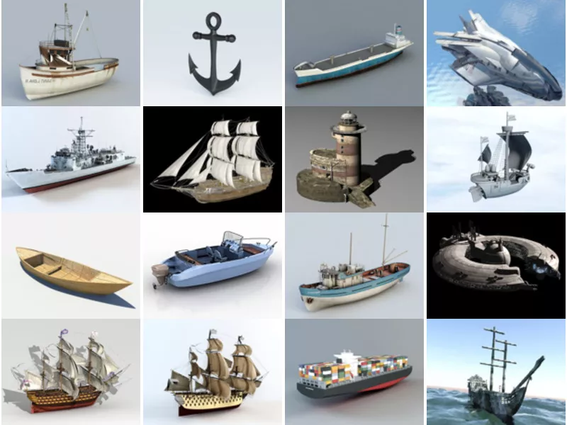 Top 24 Ship 3D Models Resources Most Popular 2022