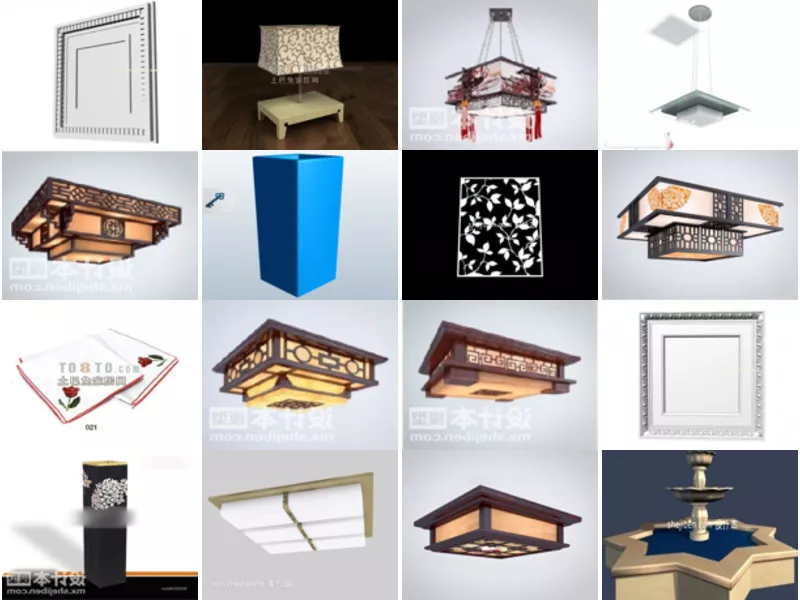 Top 24 Square 3D Models Latest 2022