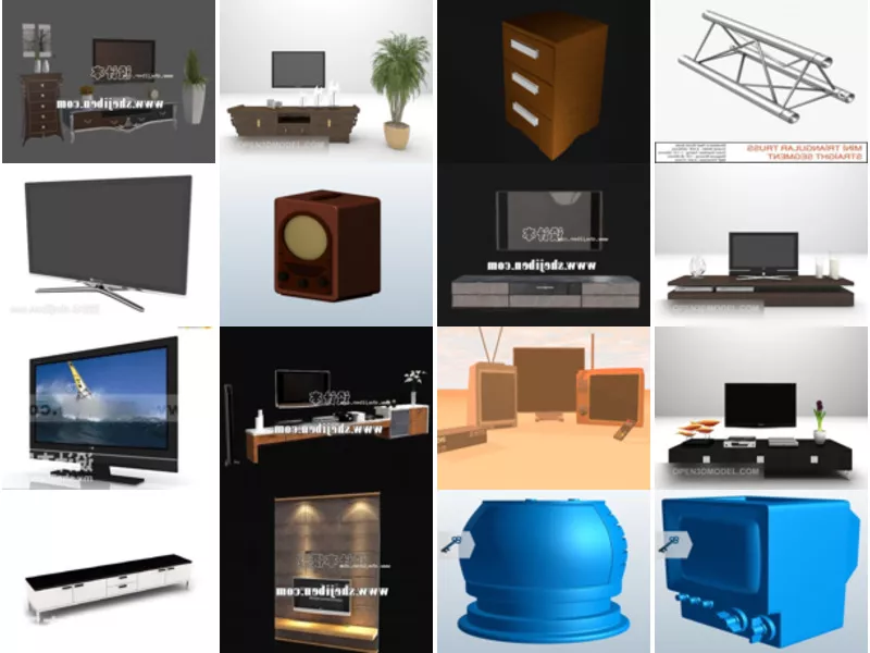 Top 24 Television 3D Models Resources Latest 2022