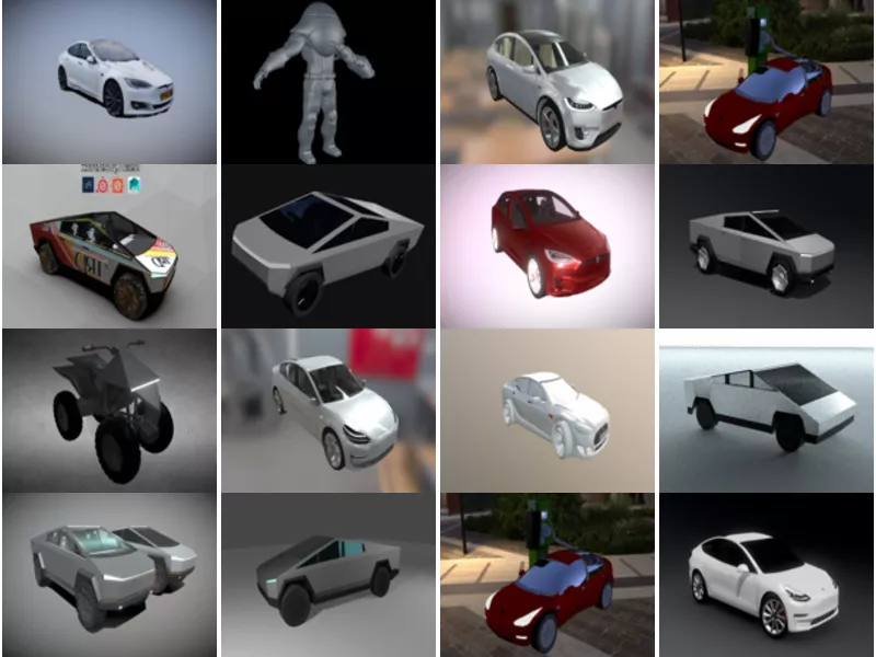 Top 24 Tesla Car 3D Models Newest 2022