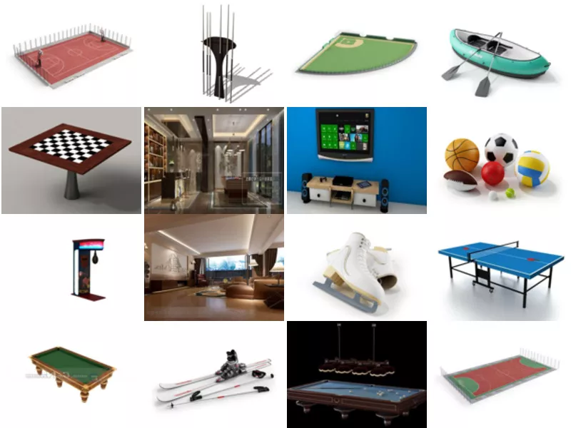 Top 24 Entertainment 3D Models for Free Most Popular 2022