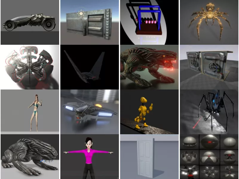 Top 24 Obj Animated 3D Models Latest 2022
