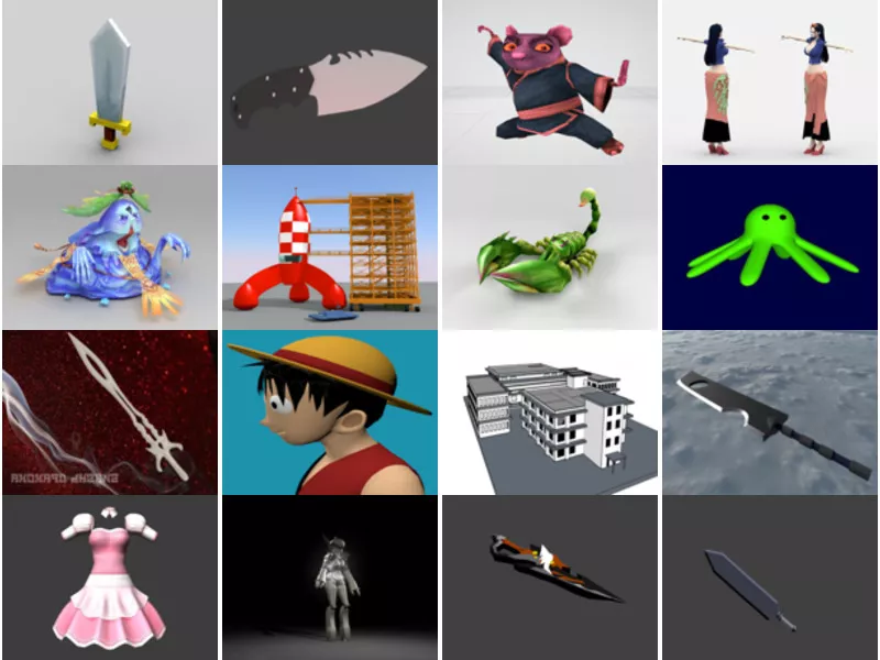 Top 24 Obj Anime 3D Models Stuff Most Recent 2022