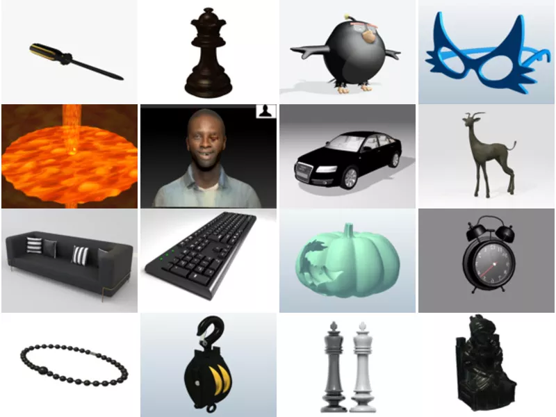 Top 24 Obj Black 3D Models for Rendering Most Recent 2022
