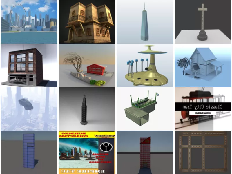 Top 24 Obj City 3D Models Most Recent 2022