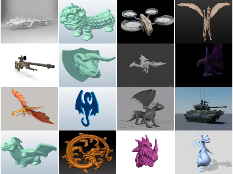 Top 24 Obj Dragon 3D Models Most Recent 2022
