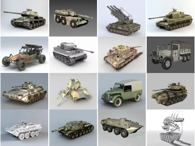 Top 24 Obj Military Vehicle 3D Models Most Recent 2022