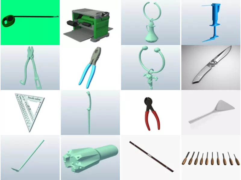 Top 24 Obj Tool 3D Models Newest 2022