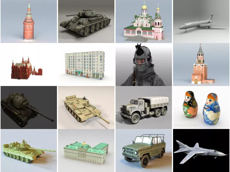 Top 24 Russian 3D Models Stuff Most Viewed 2022