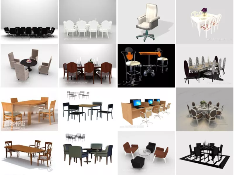 Top 25 Chairs 3D Models for Rendering Most Recent 2022