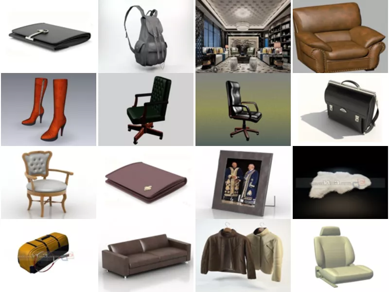 Top 25 Leather 3D Models for Rendering Most Viewed 2022