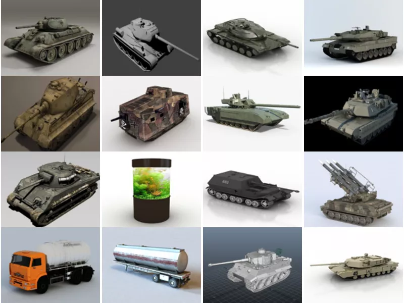 Top 25 Tank 3D Models for Design Most Popular 2022
