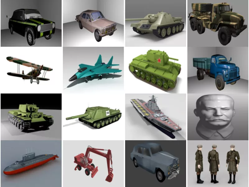 Top 25 Soviet 3D Models for Design Most Viewed 2022