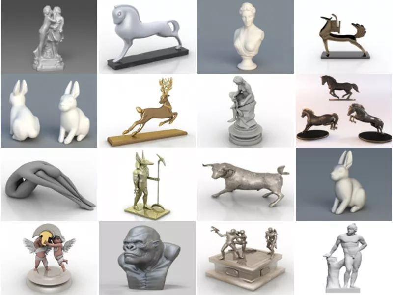 Top 25 Statuette 3D Models Stuff Most Viewed 2022