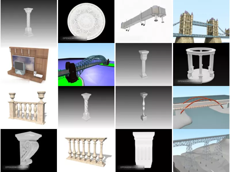 Top 25 Structural 3D Models Most Popular 2022