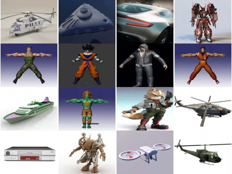 Top 25 Super 3D Models Most Popular 2022