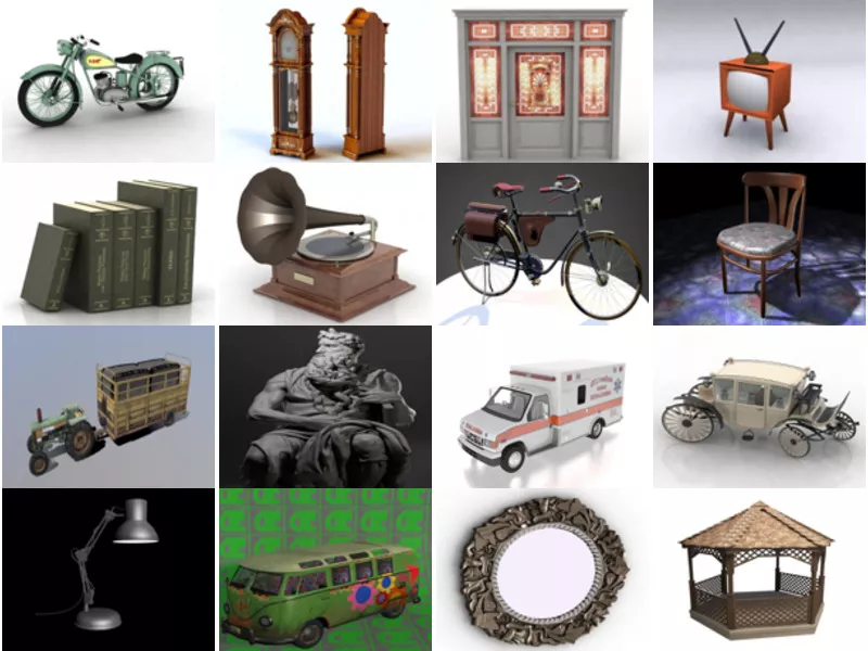 Top 25 Vintage 3d Models Stuff Most Popular 2022 Open3dmodel