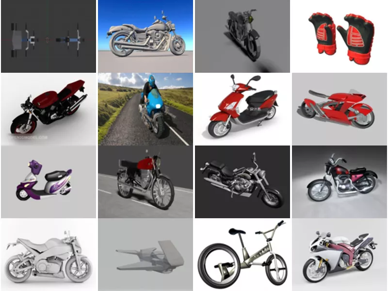 Top 26 Motorcycle Bike 3D Models Most Recent 2022