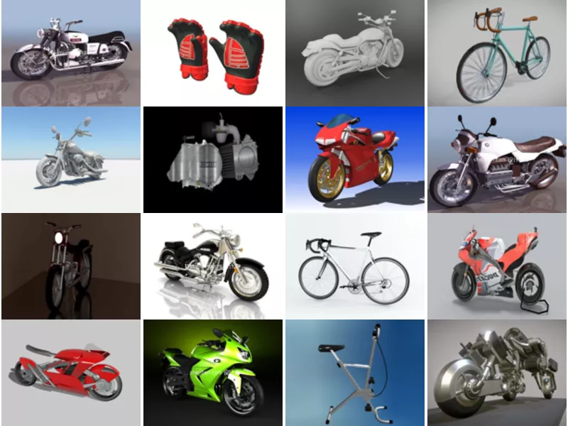 Top 26 Motorcycle 3D Models for Design Latest 2022
